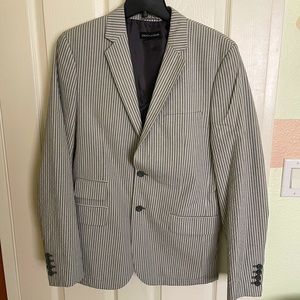 DKNY Partially Lined Cotton Blazer Size Medium NWOT